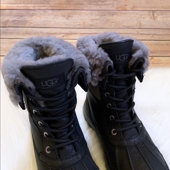 UGG Adirondack III Black Waterproof Boots - Picture 6 of 11